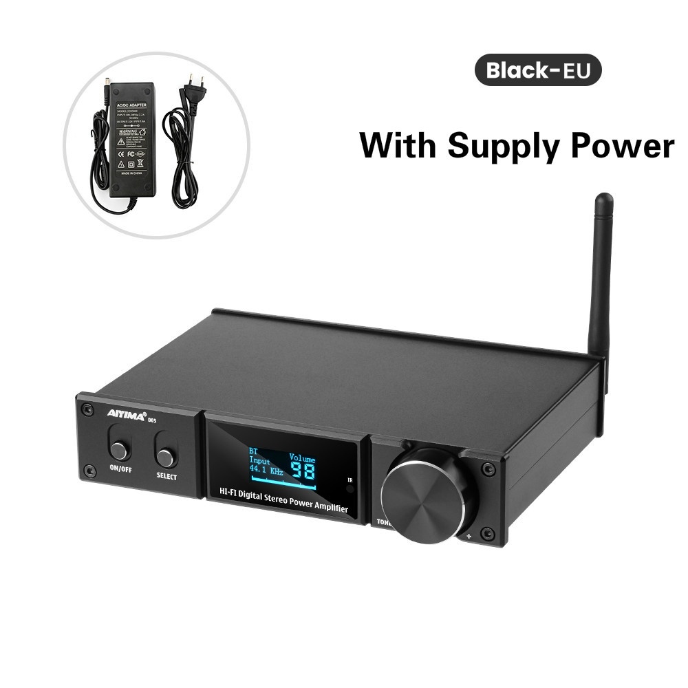 AIYIMA D05 Amplifier Bluetooth 5.0 Sound Amplifier 120W×2 HIFI 2.1 ...