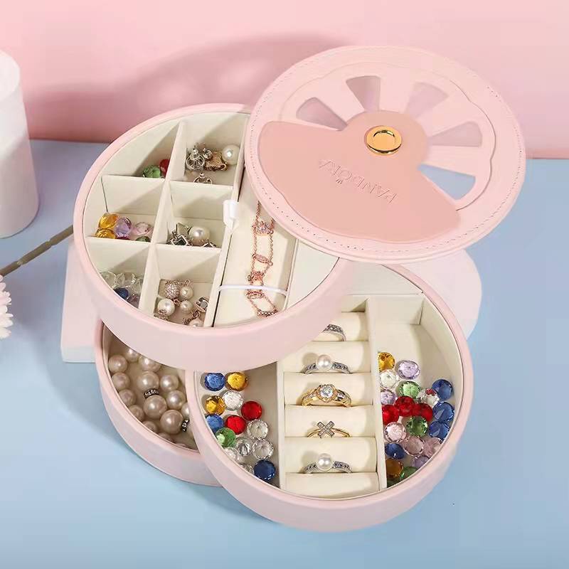 Rose Rotating Jewelry Box | Shopee Malaysia