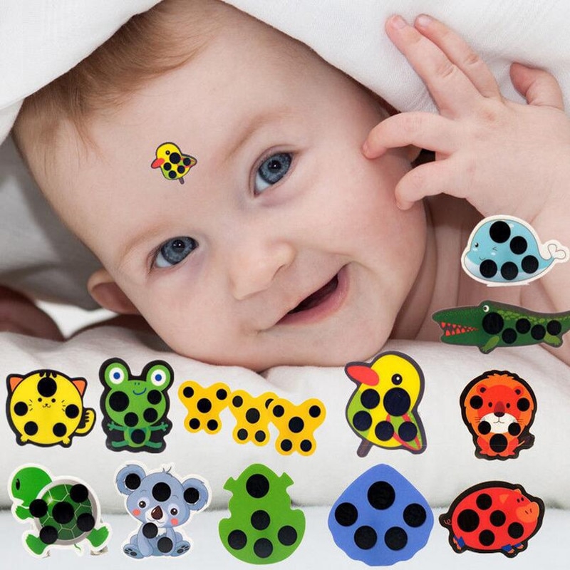 1 Pcs Baby Kids Forehead Thermometer Sticker Fever Body Temperature ...