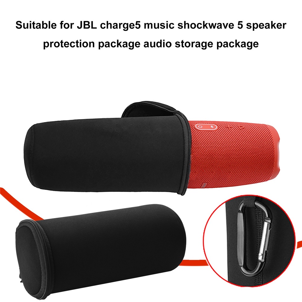 Travel Case For JBL Charge 5 Speaker High Elastic Rubber Carry Storage