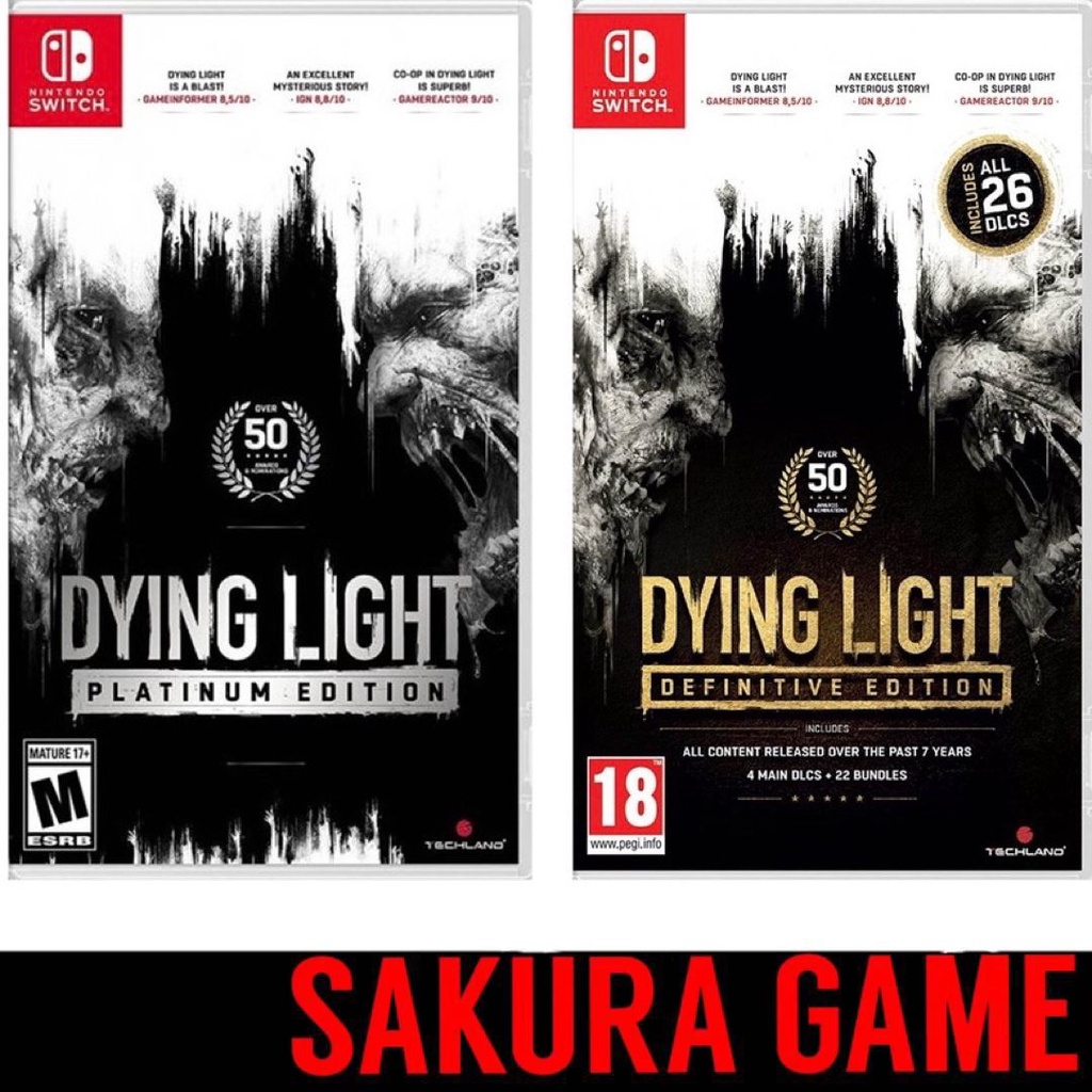 Nintendo Switch Dying Light Definitive Edition (Chinese/ENG)