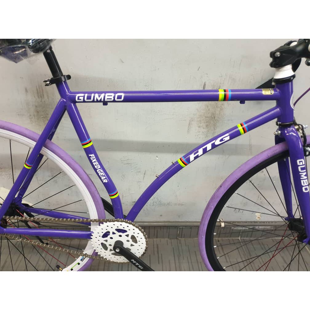 700C Gumbo Fix Bike Purple