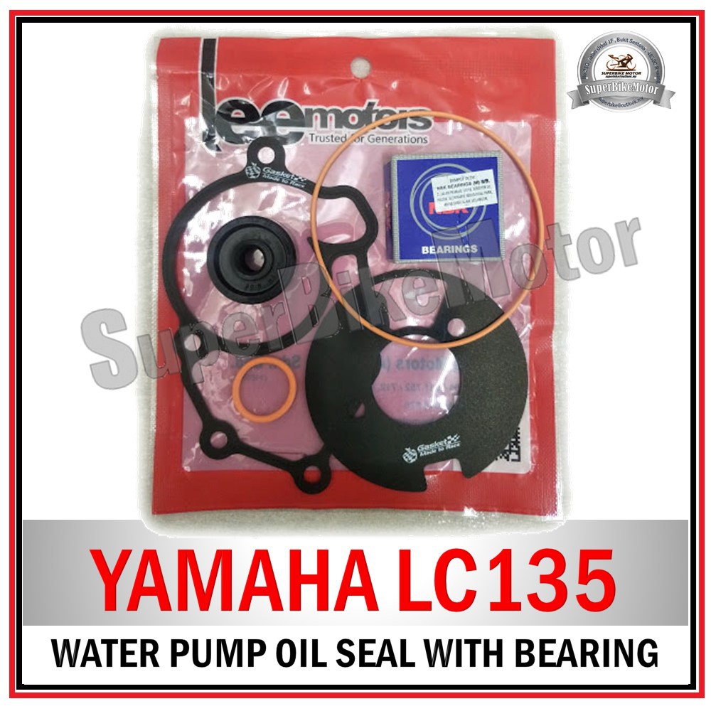 YAMAHA LC135 Water Pump Oil Seal Gasket Set with Bearing Shopee