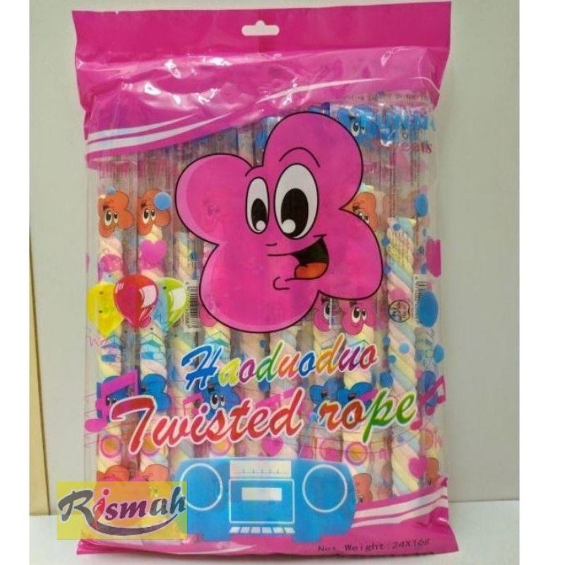 TWISTED ROPE MARSHMALLOW 1 PACK ( 16g X 30pcs ) Shopee Malaysia