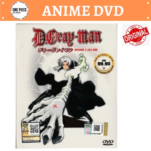 Season D Gray Man Full Episodes Anime: Gray-man (Epi 1-103)