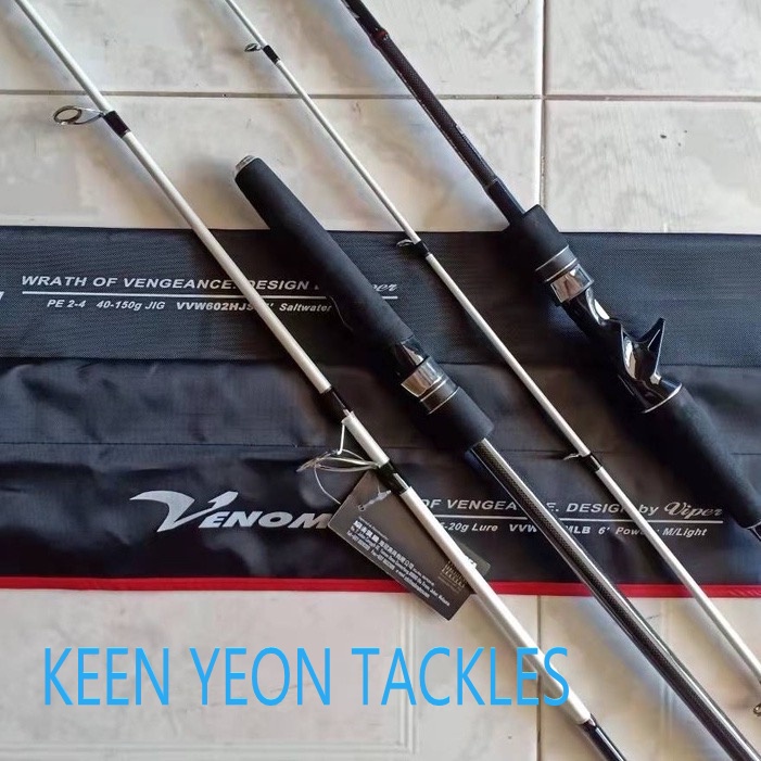 VIPER VENOM WRATH OF VENGEANCE ROD (SPINNING / BAITCASTING / BC ...