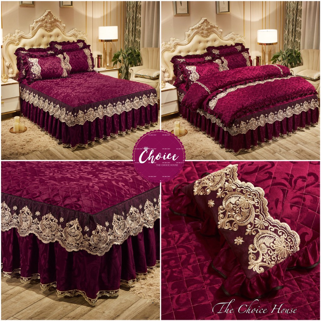 🔥🔥 Readystock 🔥🔥Cadar Pengantin Beropol CADAR ROPOL PENGANTIN SET 3 IN1 ...