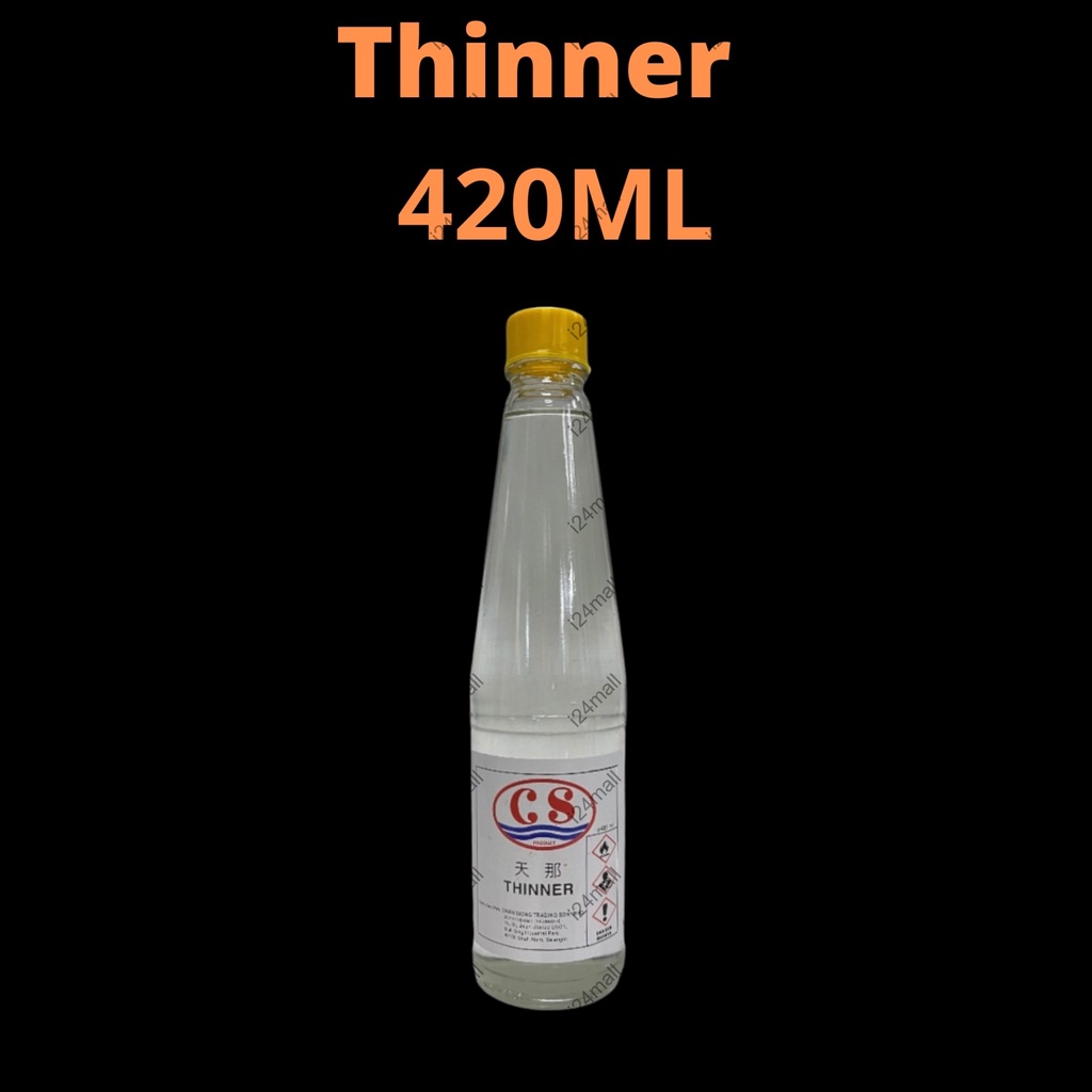 [420 ML] Thinner / Turpentine / Thinner Solvent / Minyak Tina / Paint