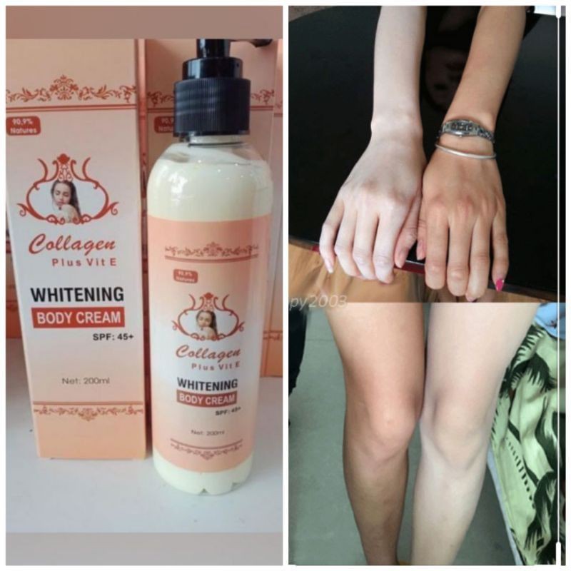 Original Collagen Plus VitE Whitening Body Cream Spf45+++ 200ml