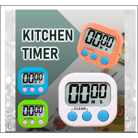 KITCHEN TIMER ELECTRONIC MAGNETIC DIGITAL COOKING TIMER STOPWATCH ...