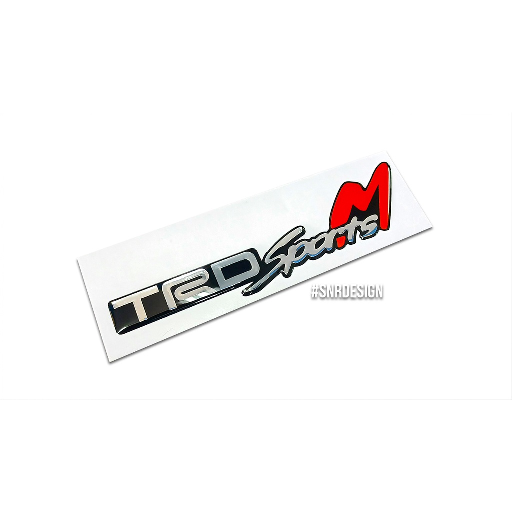 TRD Sports M - Toyota Passo Racy front bumper emblem/sticker | Shopee ...