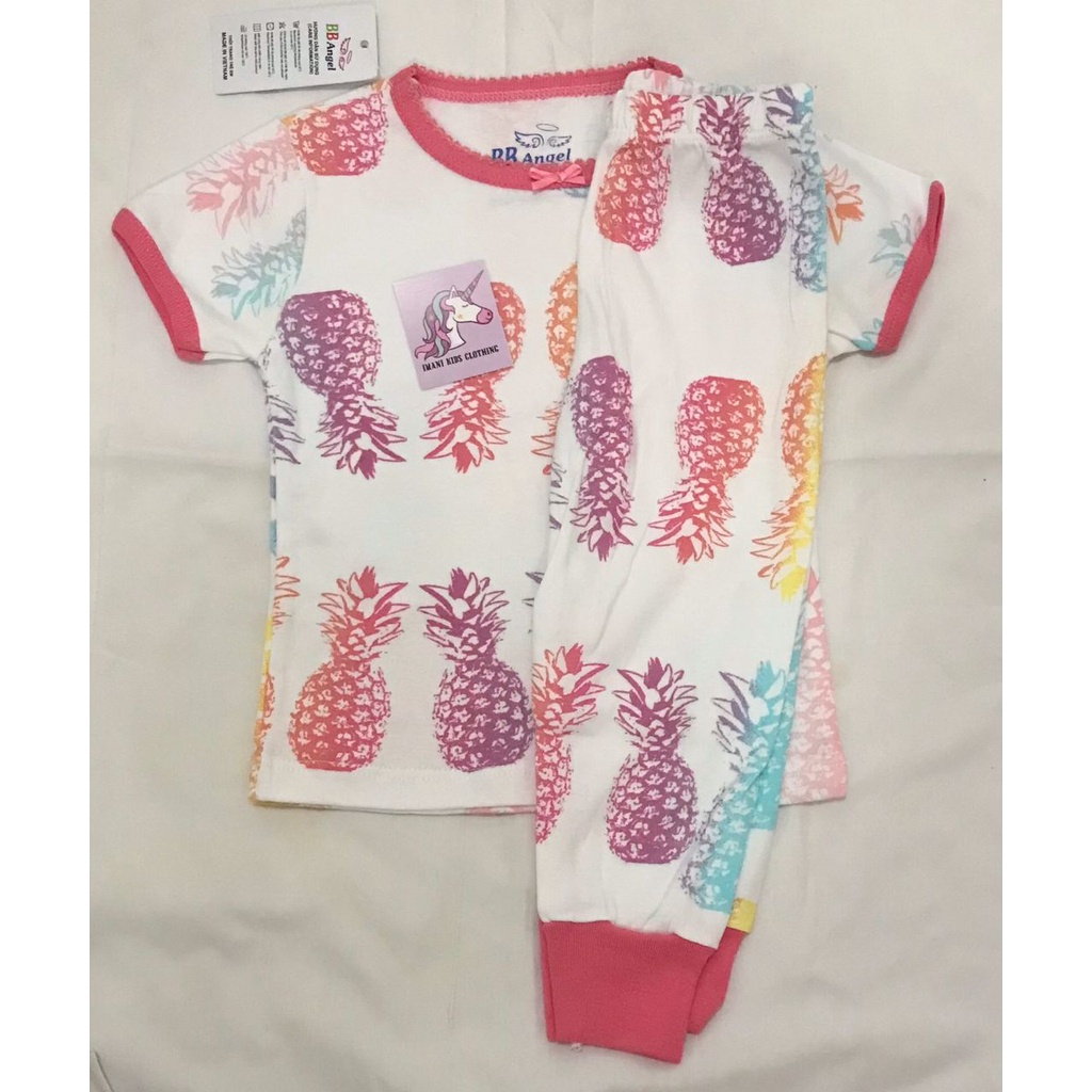 BB Angel cute pineapple pyjamas set | Shopee Malaysia