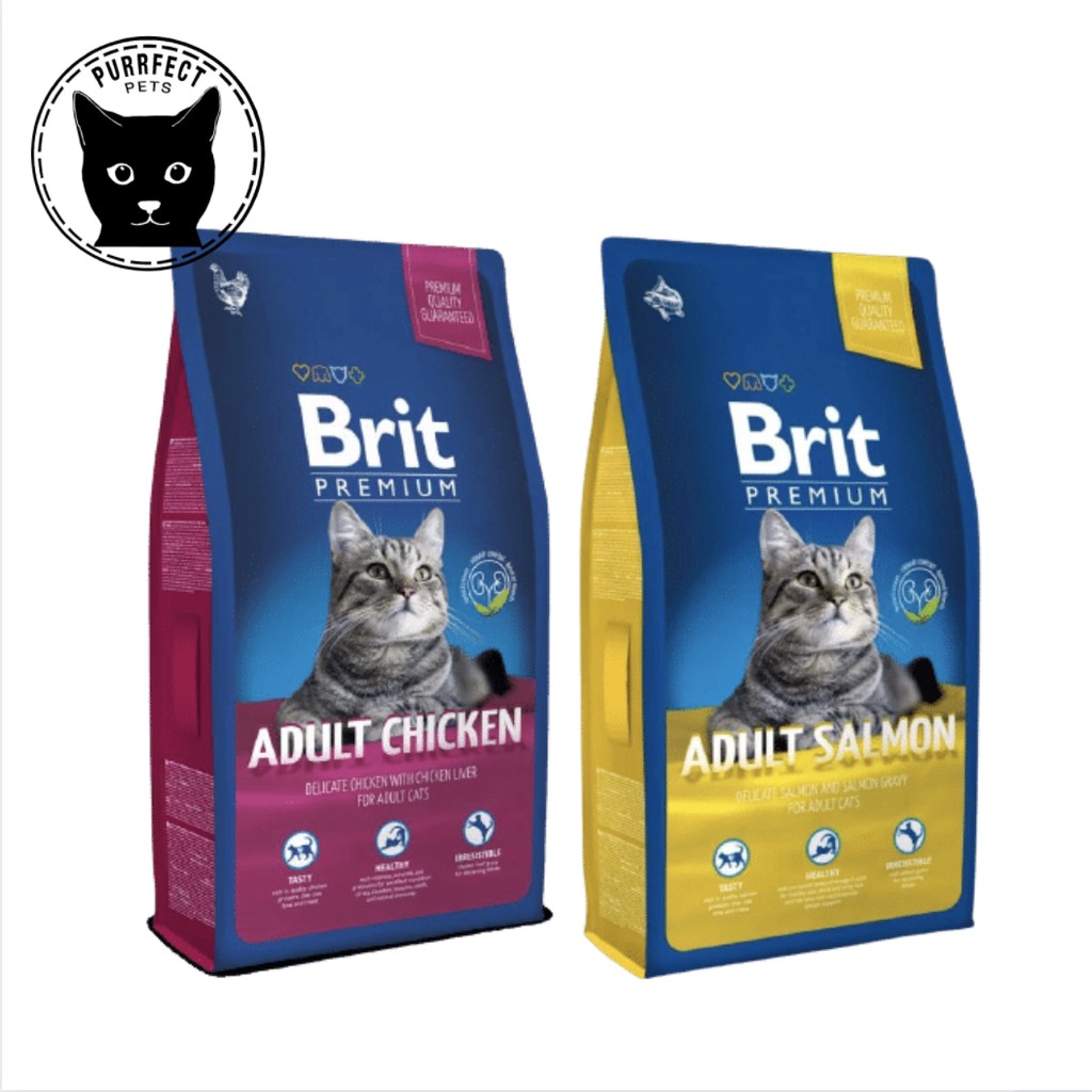 Brit premium store cat adult salmon