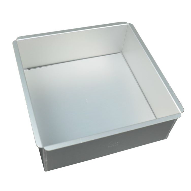 Square Cake Mould in Aluminium 6 Inches & 3 Inches