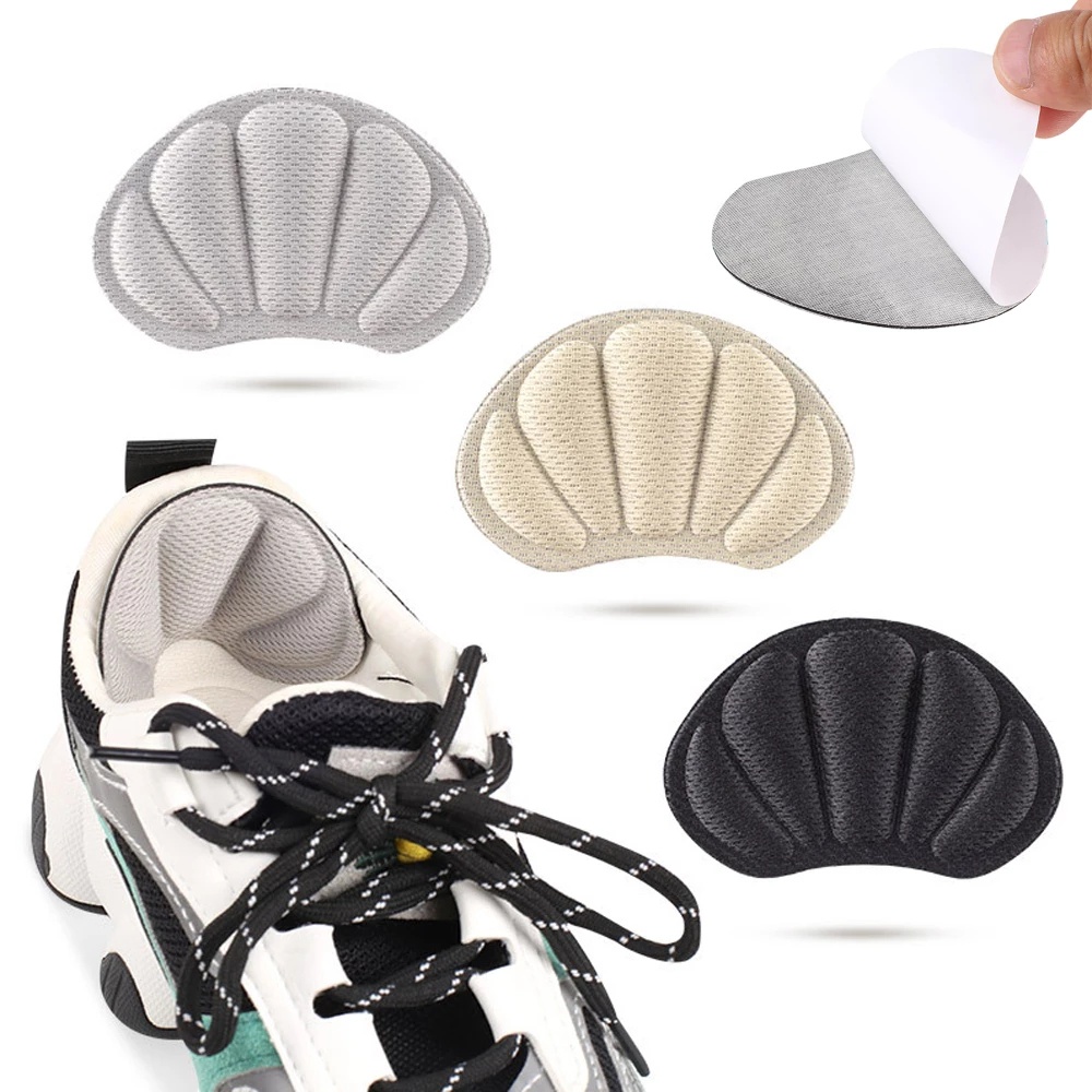 Comfortable Soft Heel Grips For Loose Shoes / Insert Heel Pads For High