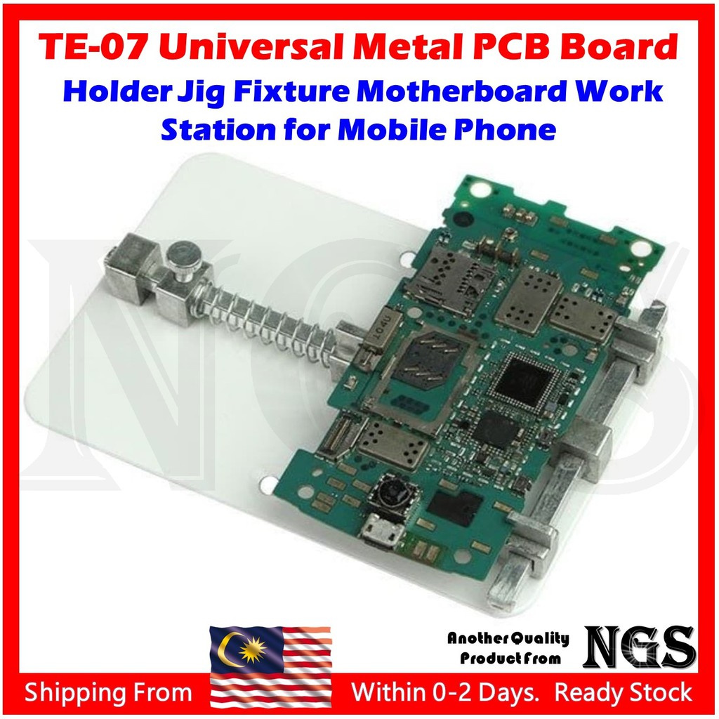 TE-07 Universal Metal PCB Holder PCB Stand Motherboard Holder Jig