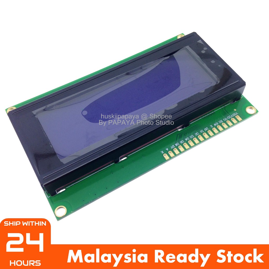 [VAR] Arduino LCD 2004 (20x4) Character Display - Blue | Shopee Malaysia