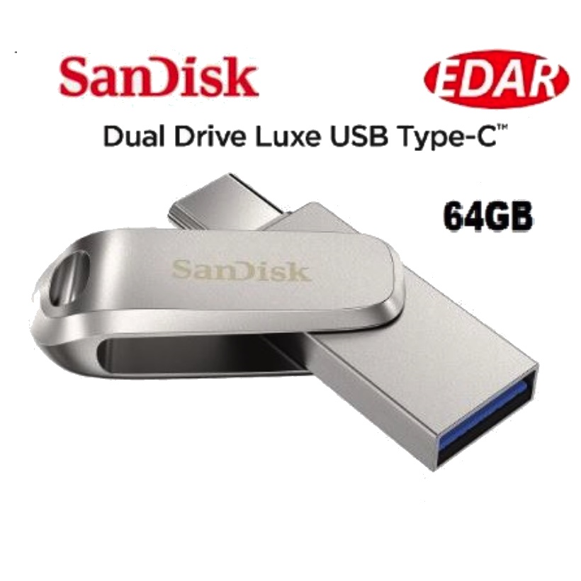 Sandisk Ultra Dual Drive Luxe Usb Type C Flash Drive 64gb Shopee Malaysia 6564