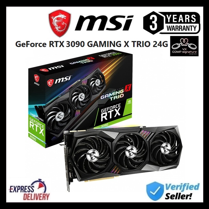 MSI GEFORCE RTX 3090 GAMING X TRIO 24GB GDDR6X RTX3090