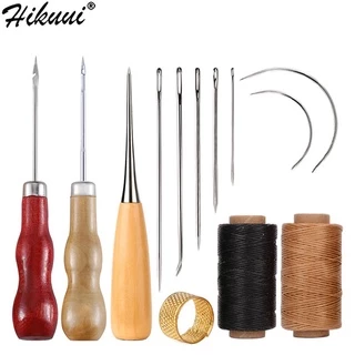 Sewing Leather Awl Needles Tool Crochet Bent Hook Needle 5Pcs/set