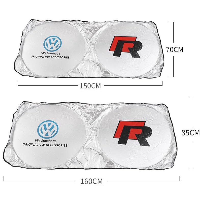 Car Windshield Sun Shade Sunshade For Volkswagen UV Protect Car Cover