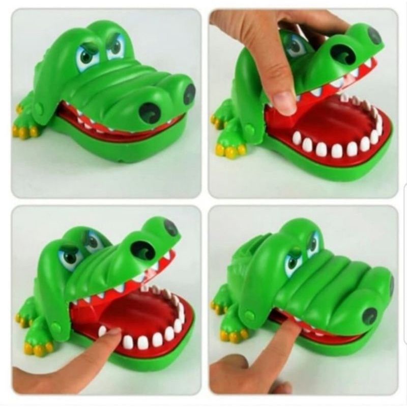 Crocodile Bite CROCODILE DENTIST Toys Make Fun Heart/ Finger Bite ...