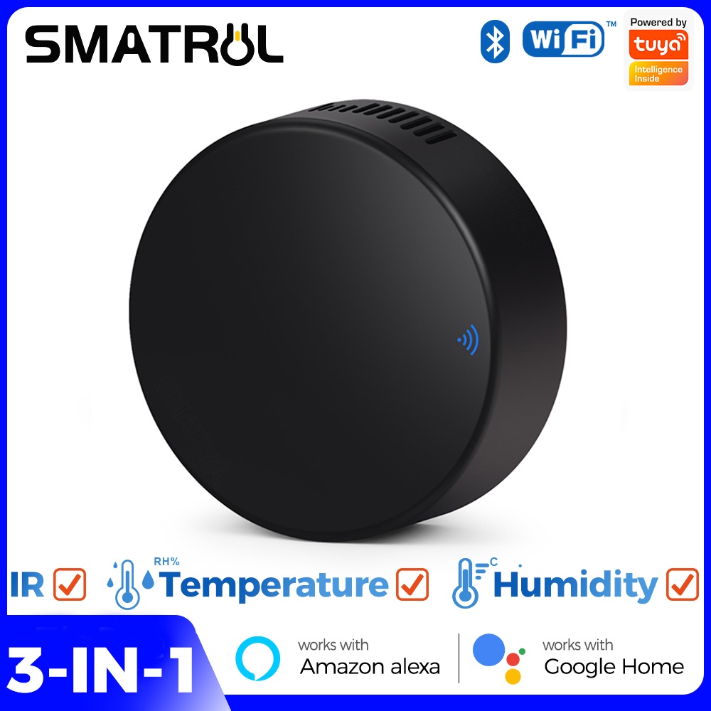 Smatrul Tuya Smart Wifi Ir Remote Control Universal Temperature Humidity Sensor For Air