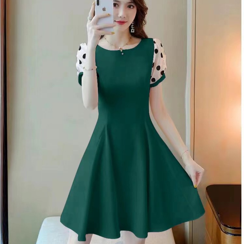 shopee green dress Delicate Intrigue Mesh Dress - Frosted Thyme - 1X