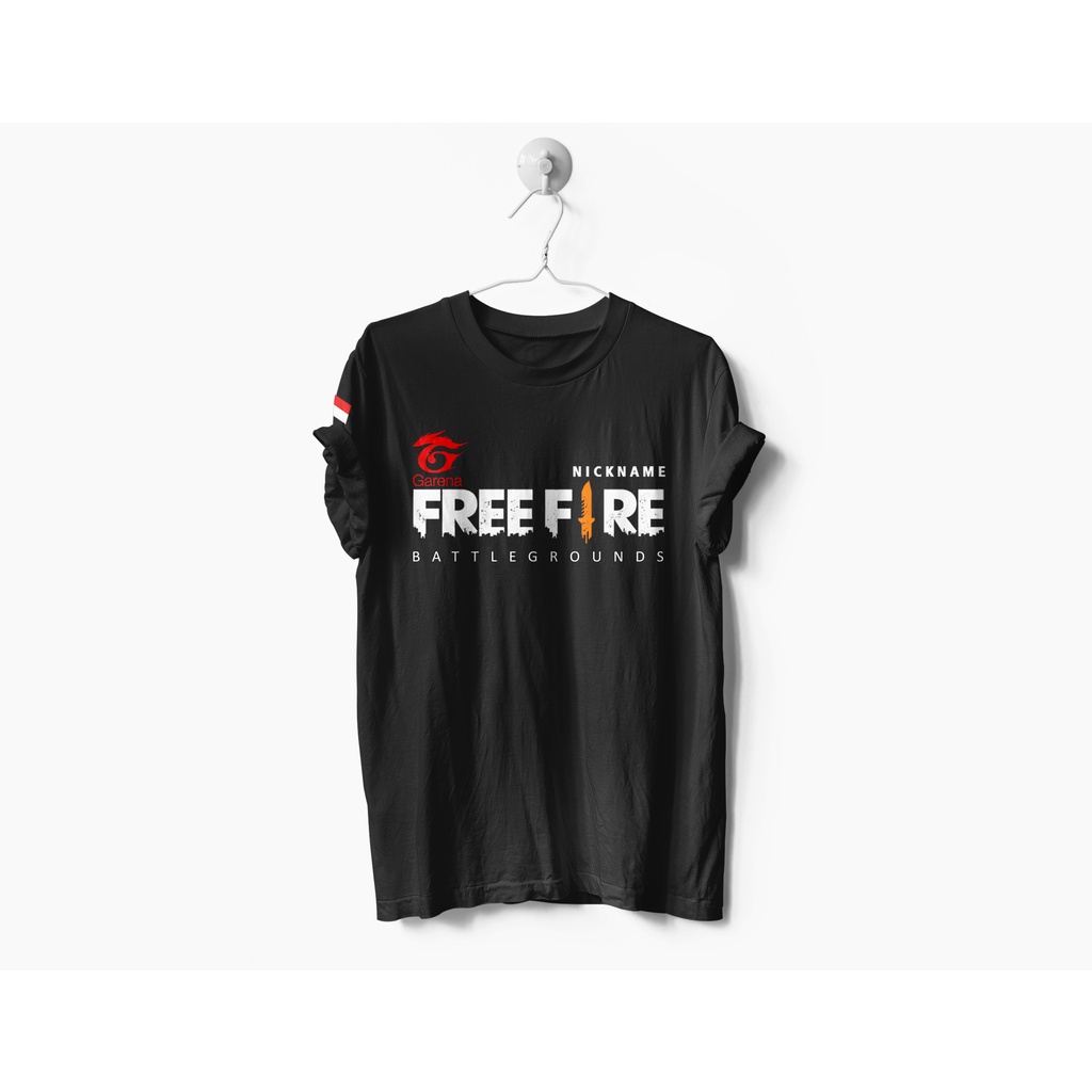 Garena FREE FIRE T-Shirt For FREE Using Your Own Name | Shopee Malaysia