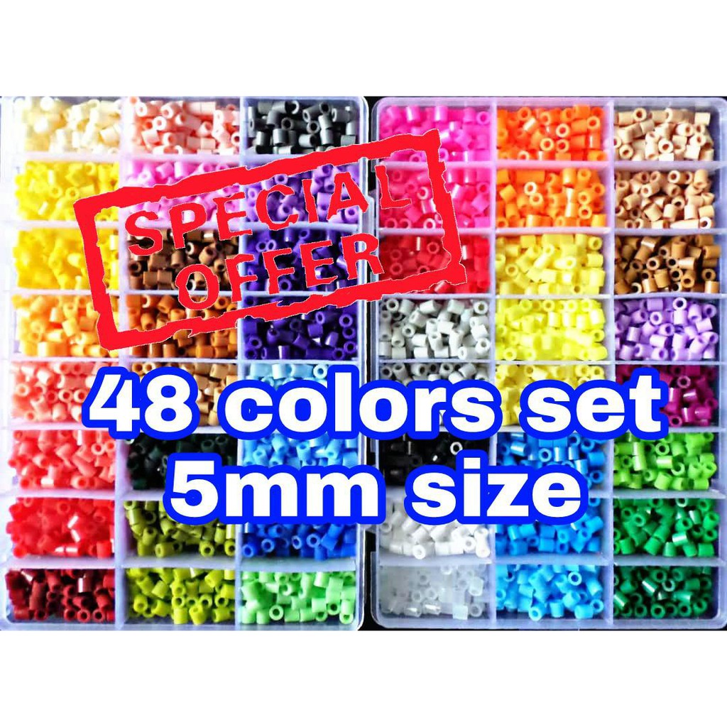 Perler Hama Fuse Beads 5mm fuse beads (21680pcs) Shopee Malaysia