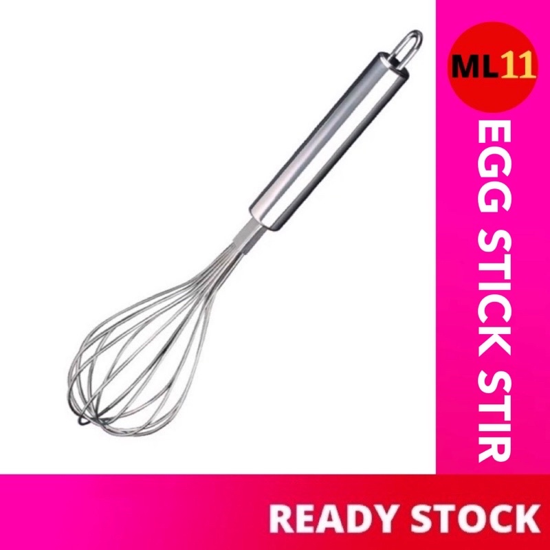 Stainless Steel Hand-Beaten Egg Stick Stir Thickened Stirrer Beat Cream ...