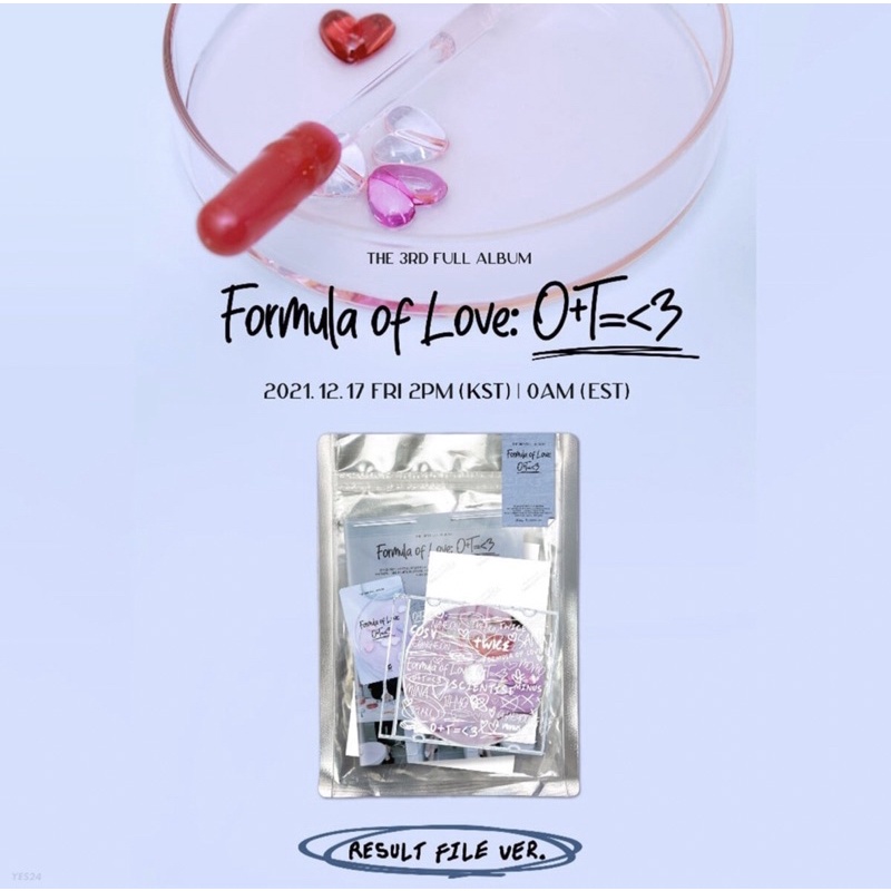 TWICE 3rd Album Formula Of Love : O+T=3 Official Index Postcard [Mina - 3