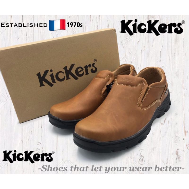 Mens Kickers Classic shoes boat loafers superb comfortable for daily Kasut lelaki sampan murah tahan berkualiti Shopee Malaysia