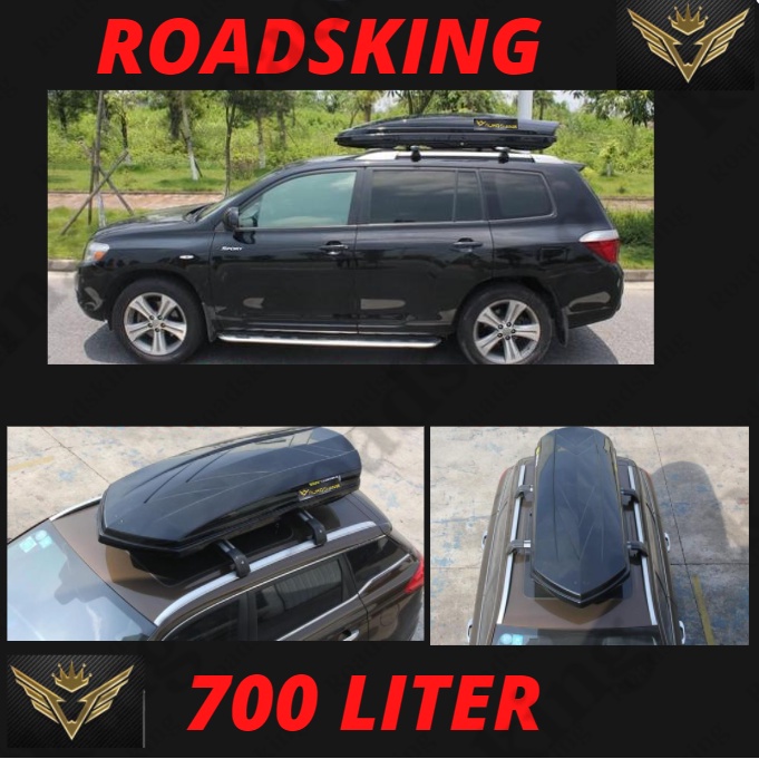 ROADSKING EXORA ESTIMA WISH CRV ODYSSEY CX5 ARUZ XPANDER ROOF BOX ULTRA SLIM STORAGECARRER SUPER 700L Shopee Malaysia