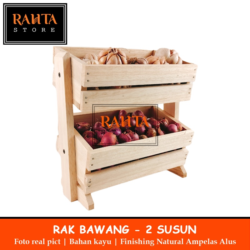 KT55-Rahta Wooden Onion Rack / Spice Rack / Wooden onion rack / kitchen ...