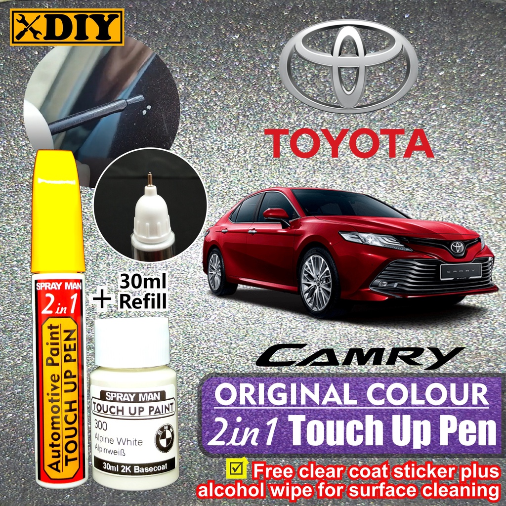 Toyota Camry 2in1 Touch Up Pen Original Colour Automotive Paint ...