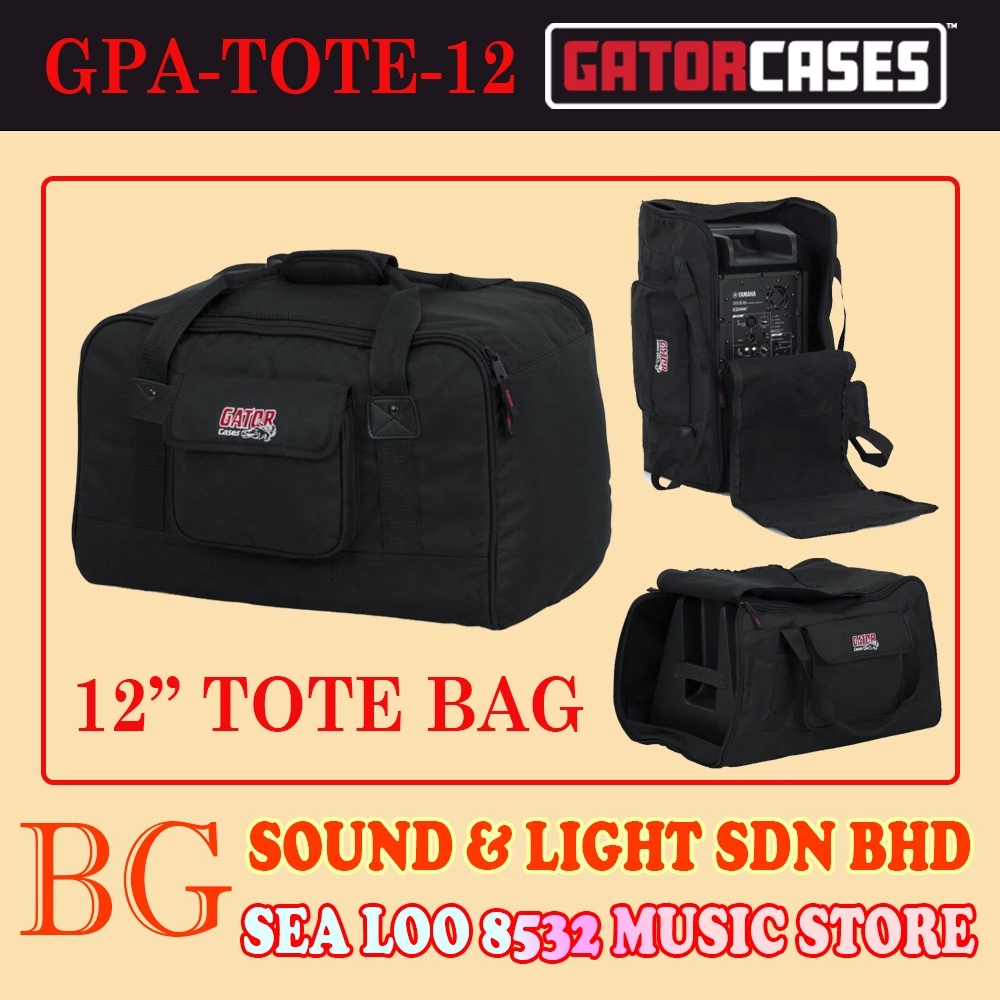 Gator Cases Speaker Tote Bag Voor 15 Inch Luidsprekers - Past Op QSC K15 En Yamaha DXR15