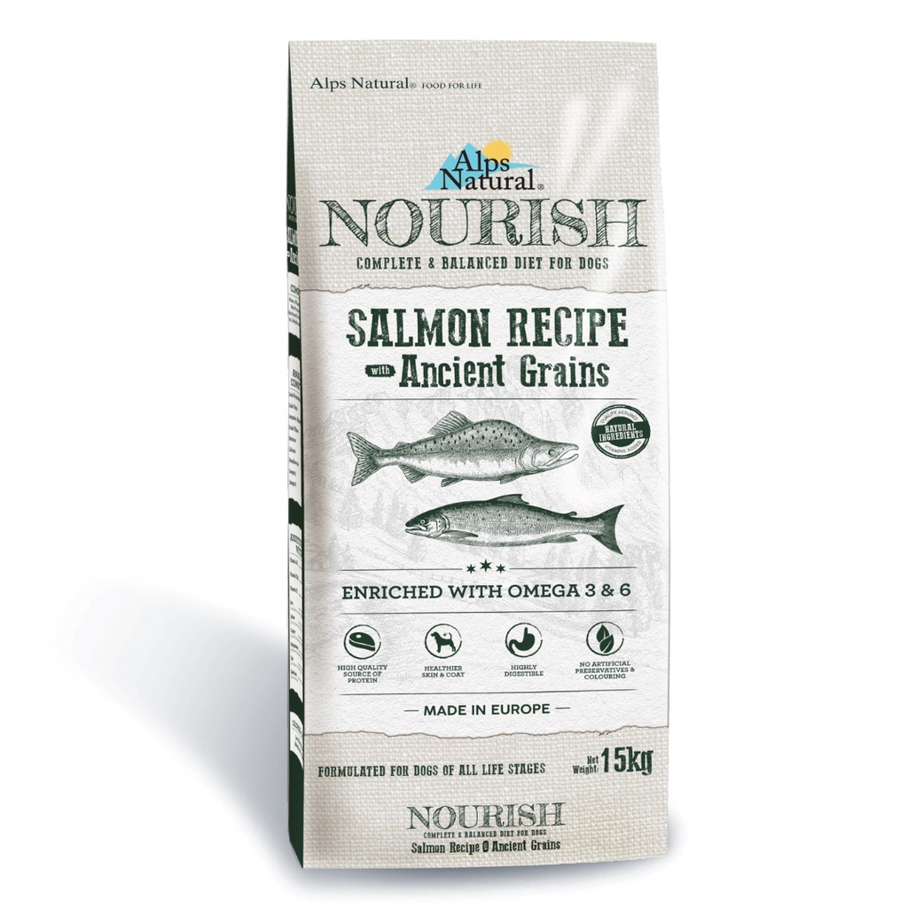Alps Natural Nourish Ancient Grains Dog Dry Food For All Life Stage