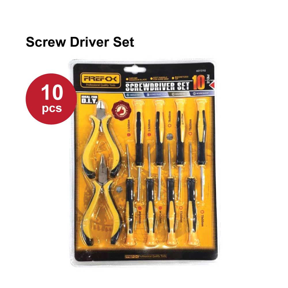 66 Happy Tool DIY High Quality Hand Tools Screw Driver Set (10 Pcs ...