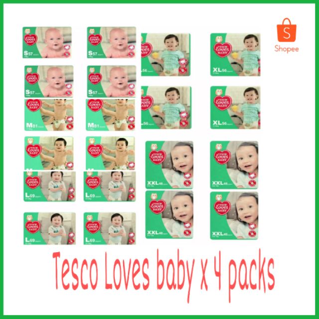 🌟PAYDAY SALES 🌟TESCO LOVES BABY DIAPERS Shopee Malaysia