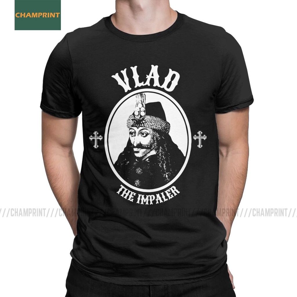 Prince Vlad The Impaler Dracula Undead T Shirts Men Cotton T-Shirt ...