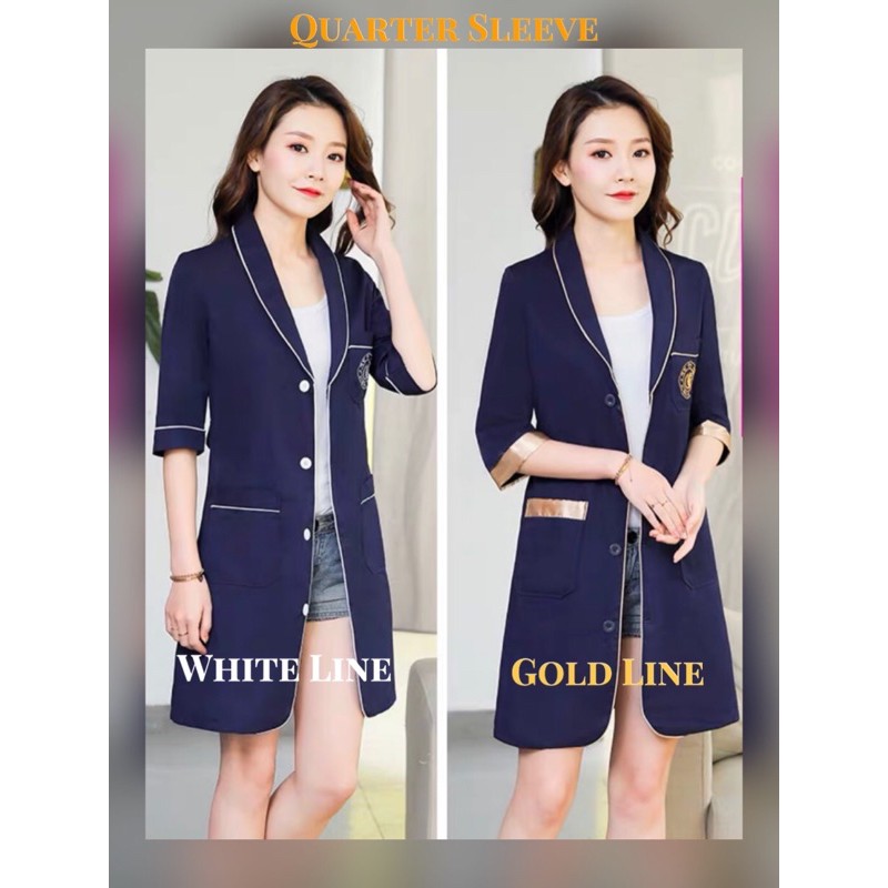 High Quality Beautician Spa Massage Lab Coat Uniform (Shawl Collar ...
