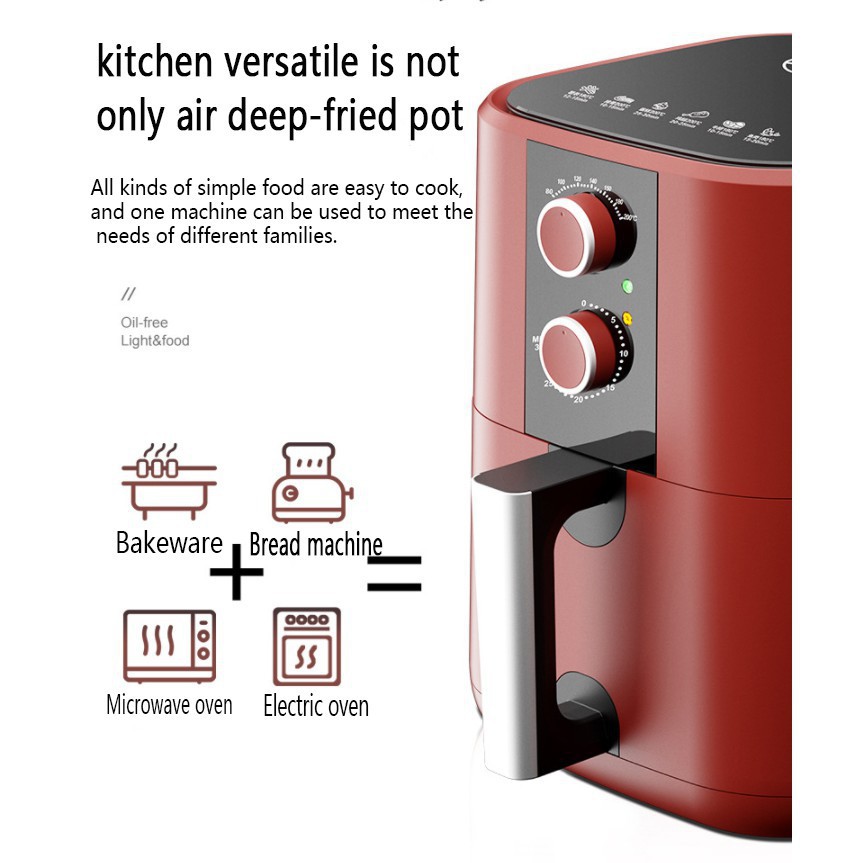 airfryer*air fryer philips* 5L Air Fryer Extra Large Oilfree French