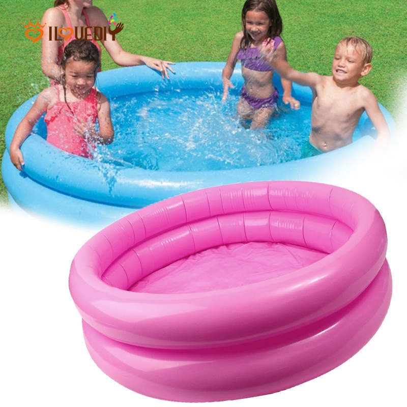 1Pc Reusable Double Layer Inflatable Swimming Pool Portable Thickened For Kids Outdoors Water Toys Indoor Small Swimming Pool Shopee Malaysia
