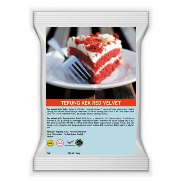 TEPUNG KEK RED VELVET 500 G ( BALDU MERAH) | Shopee Malaysia