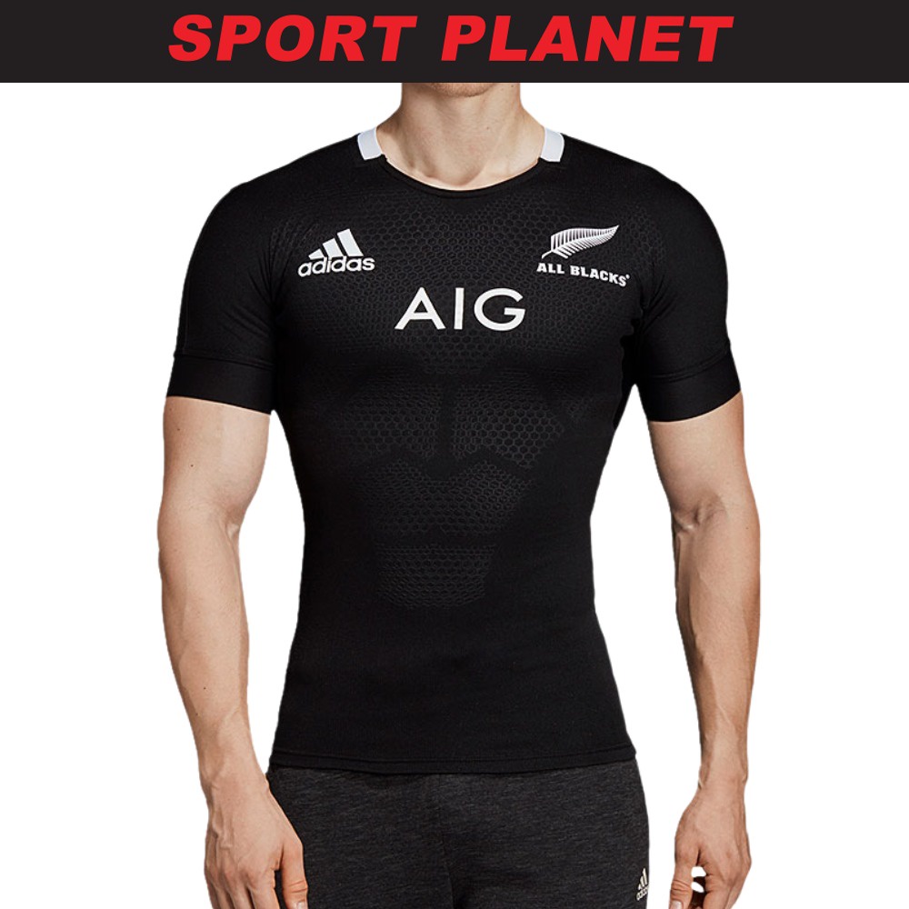 adidas Men All Black Home Jersey Shirt Baju Lelaki (CW3134) Sport