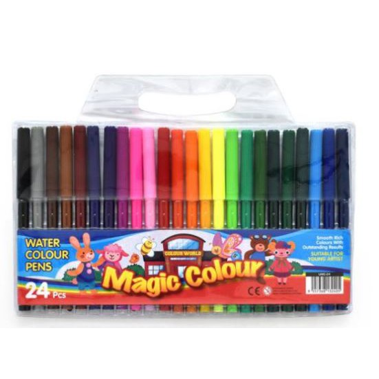 Magic Colour Pen 24 Colors Unicorn Economic Pack | Shopee Malaysia