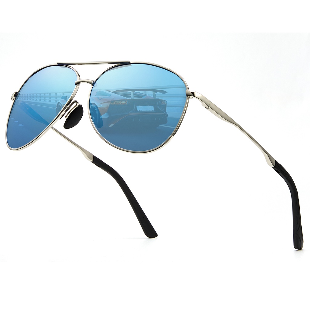 Cyxus Aviator Polarized Sunglasses for Men Women UV400 Protection Anti ...