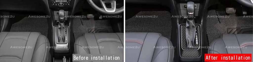 Awesome2u Perodua Myvi gen3 FL 2018-2024 Gear Shift Panel Frame Cover ...