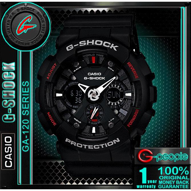 G shock ga 120 on sale features